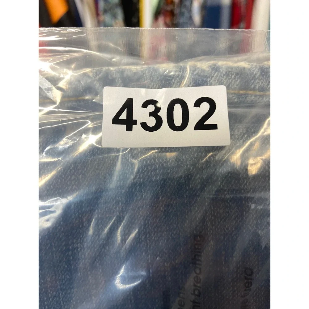 Vintage American Eagle Original Straight‎ Jeans Mens 28x30 Blue Distressed Denim